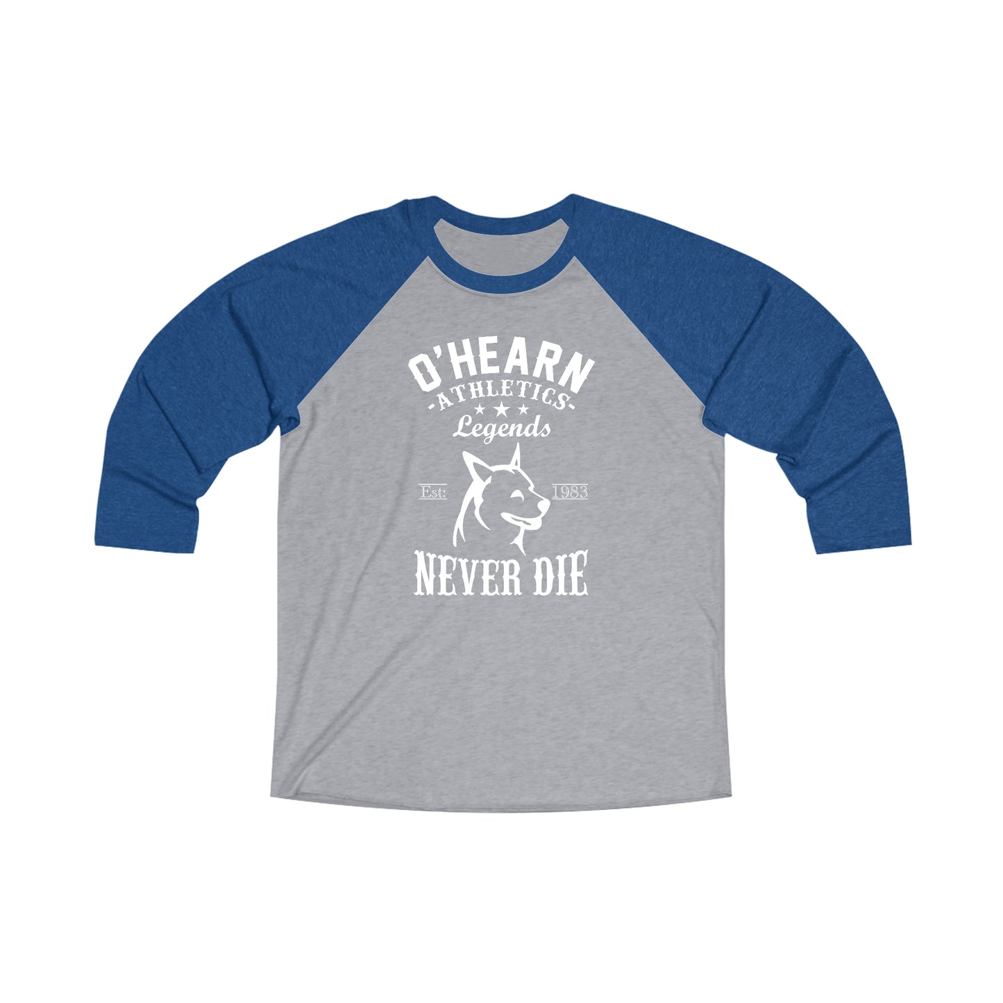Legends Never Die 3\4 Raglan Tee