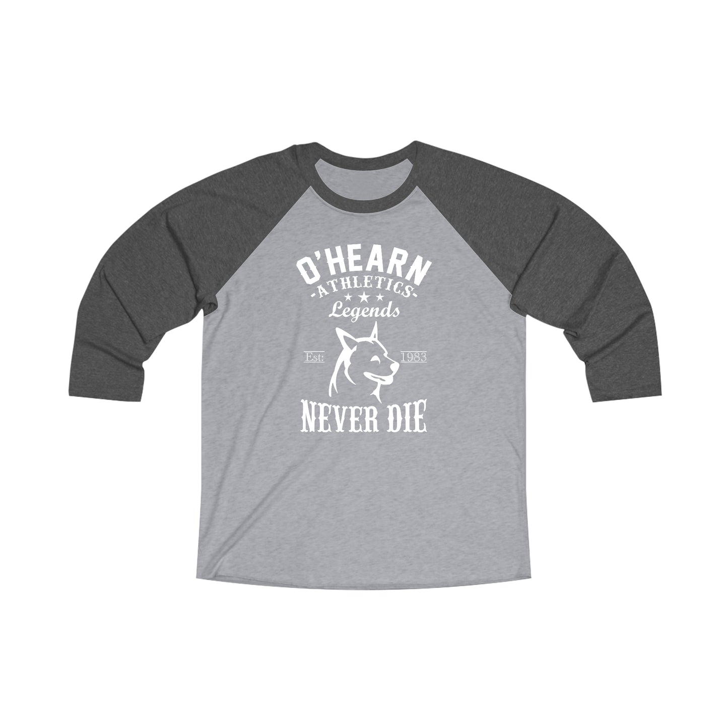 Legends Never Die 3\4 Raglan Tee