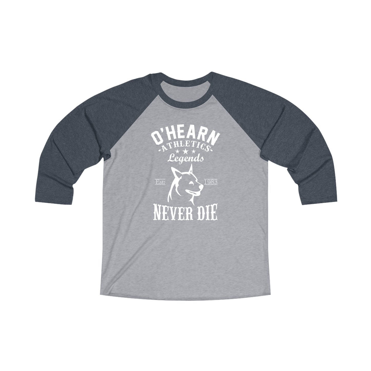 Legends Never Die 3\4 Raglan Tee
